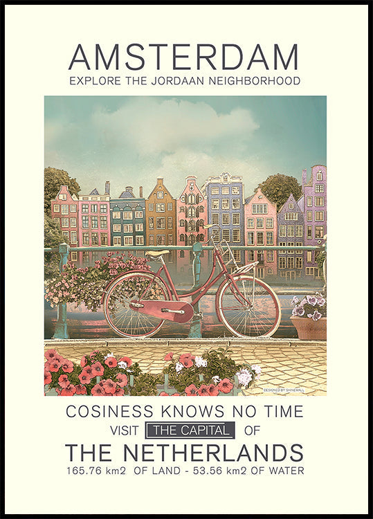 Póster Amsterdam print