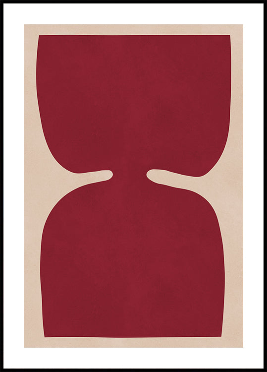 Pôster Reflexão Carmesim