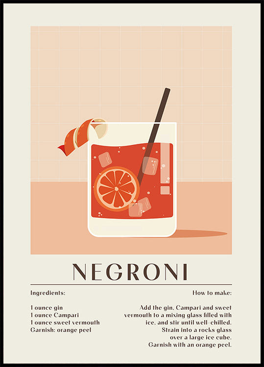 Pôster Negroni