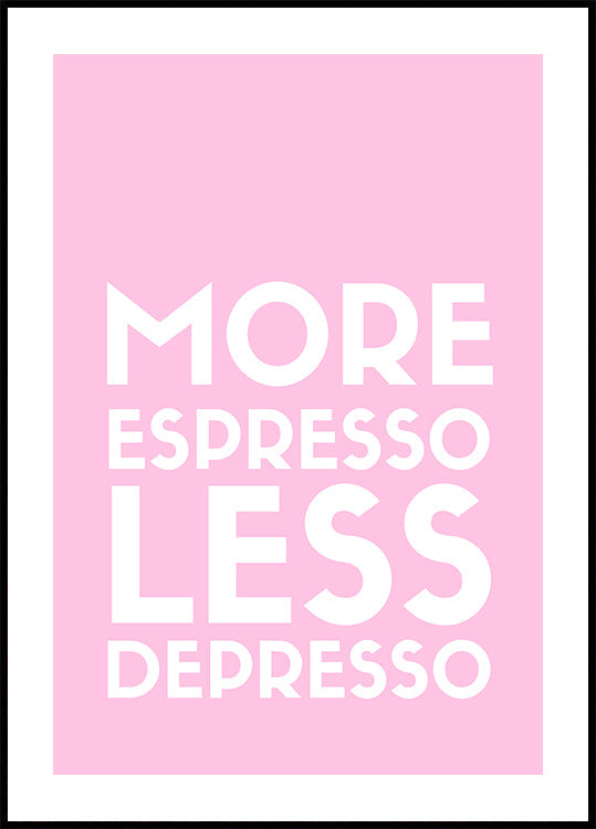 Póster Espresso Depresso