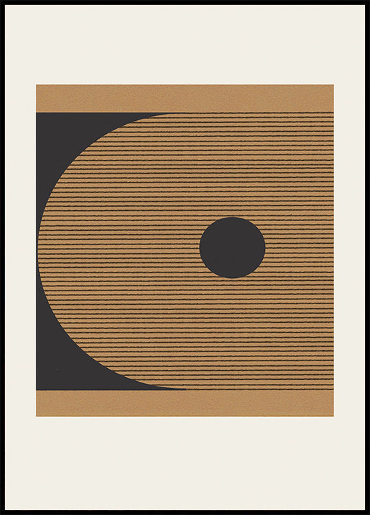 Póster Eclipse Geométrico