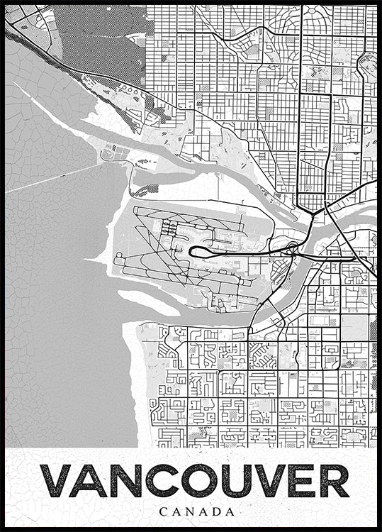 Pôster branco de Vancouver