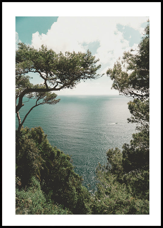 View of the Mediterranean Plakat - Posterbox.dk