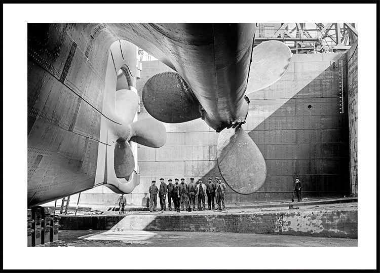 Titanic Rudder Plakat - Posterbox.dk