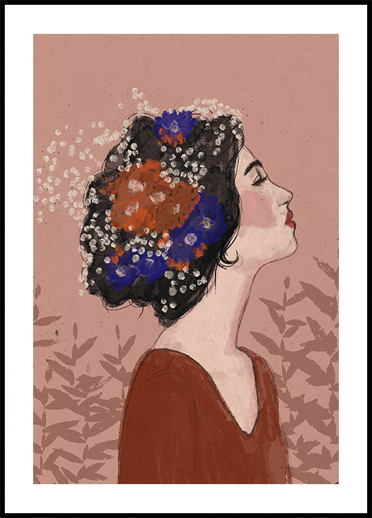Flores no perfil