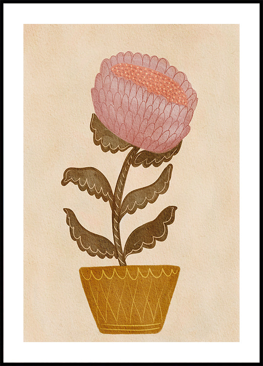 Póster Flor em um vaso