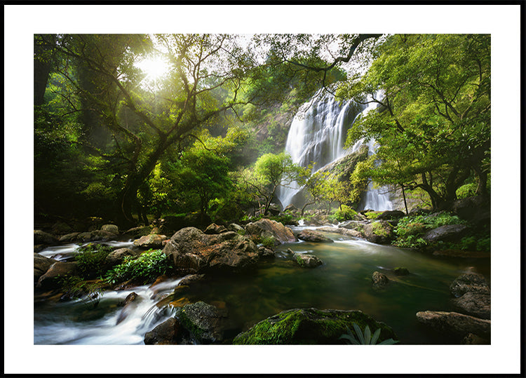 Póster Mountain stream