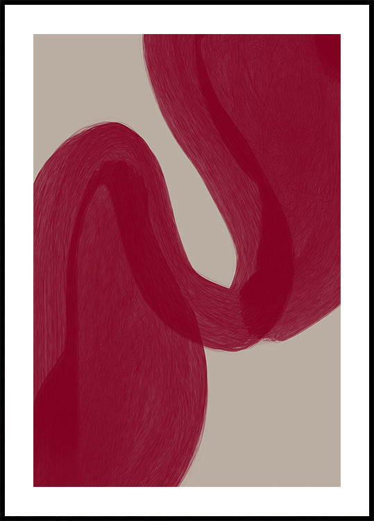 Póster Cópia da Paleta de Cores Borgonha 2