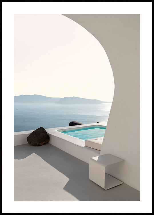 Vila Aenaon com vista para o mar