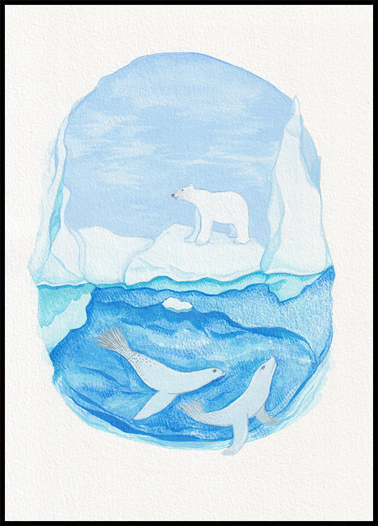 Vida no Ártico - Mares Congelados - Urso Polar e Focas (NOVO)