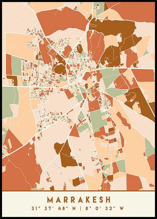 Pôster Tons Pretos 47 da Terra dos Mapas