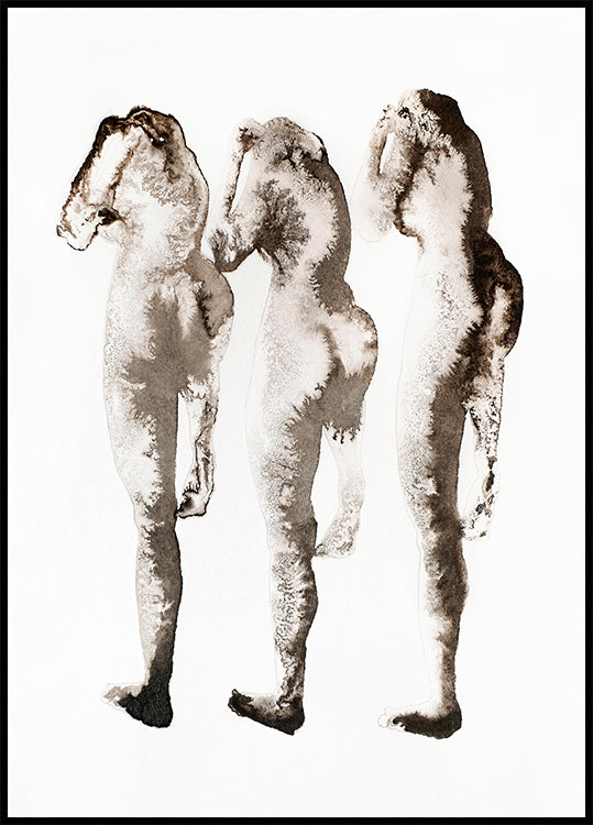 Figura Estudo 3x (após Muybridge)