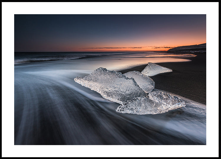 Póster praia de cristal