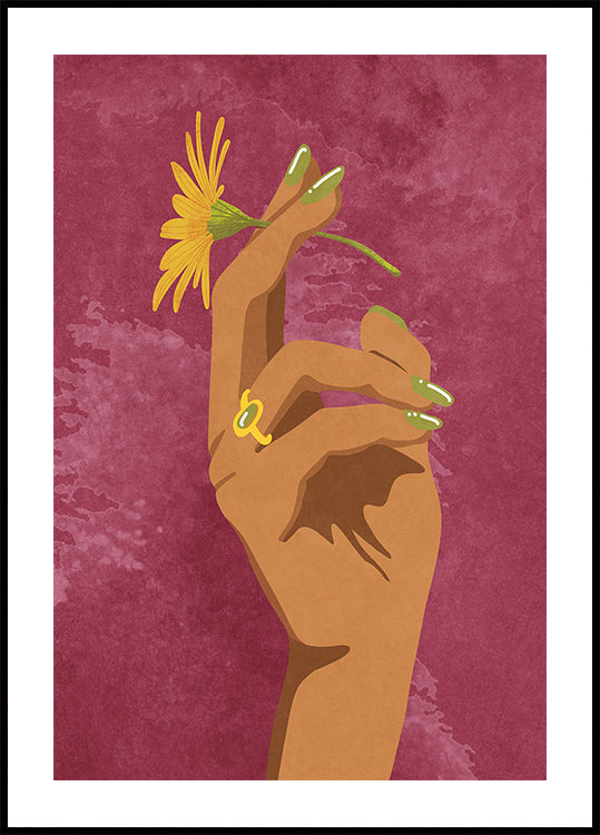 Póster Flor Fumegante