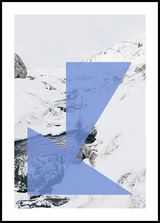 Pôster Serenidade Geométrica