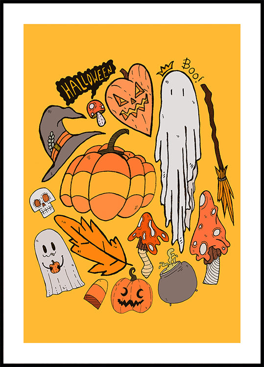 Póster Vibrações de Halloween 2