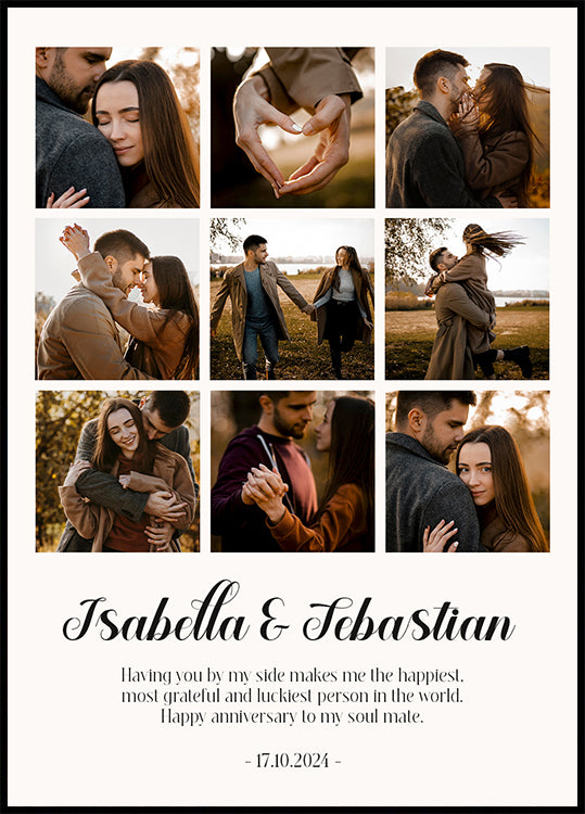 Poster Minha colagem de fotos do primeiro ano