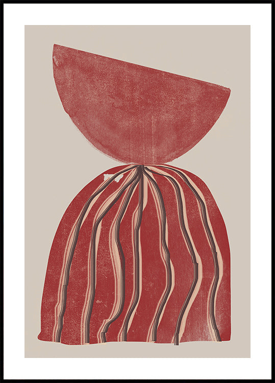 Pôster Silhueta Carmesim