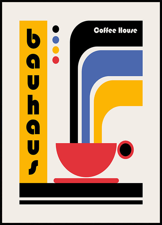 Póster Bauhaus Café