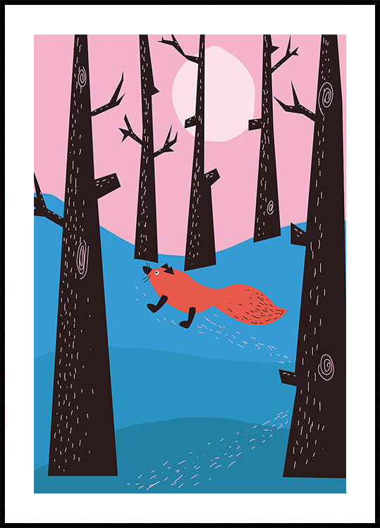 Póster Raposa de Inverno