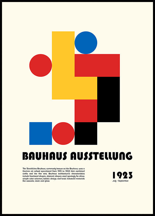 Pôster Bauhaus Ausstellung