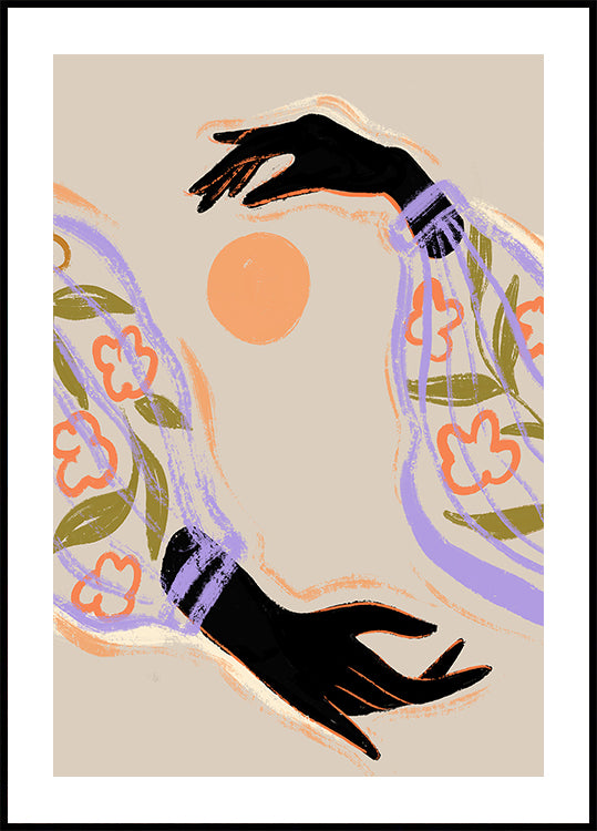 Abrace o pôster do Sol