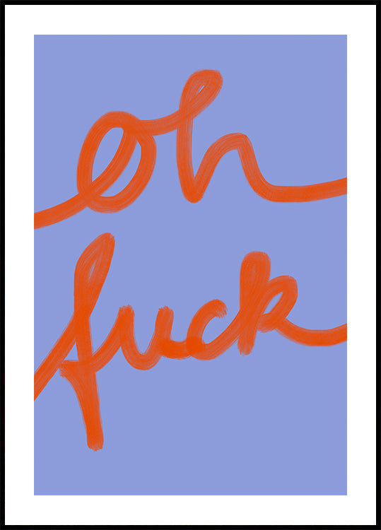 Pôster de palavras inesperadas