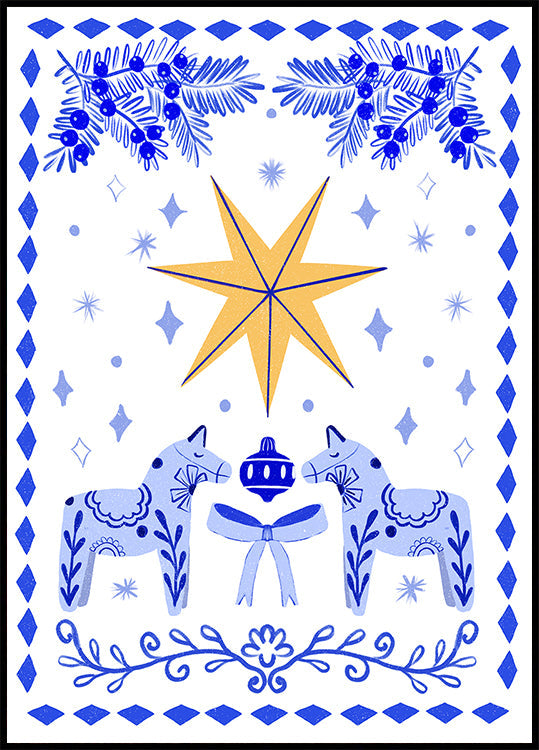 Pôster Estrela Folclórica de Inverno