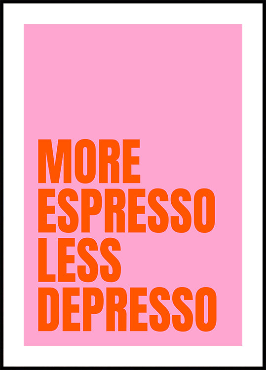 Póster Vibrações de cafeína