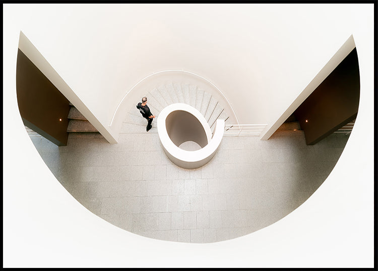 Pôster no andar de baixo