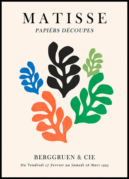 Póster Matisse floral 7