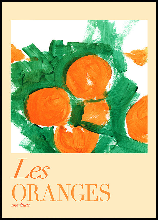 Pôster Les Oranges Une Étude 1