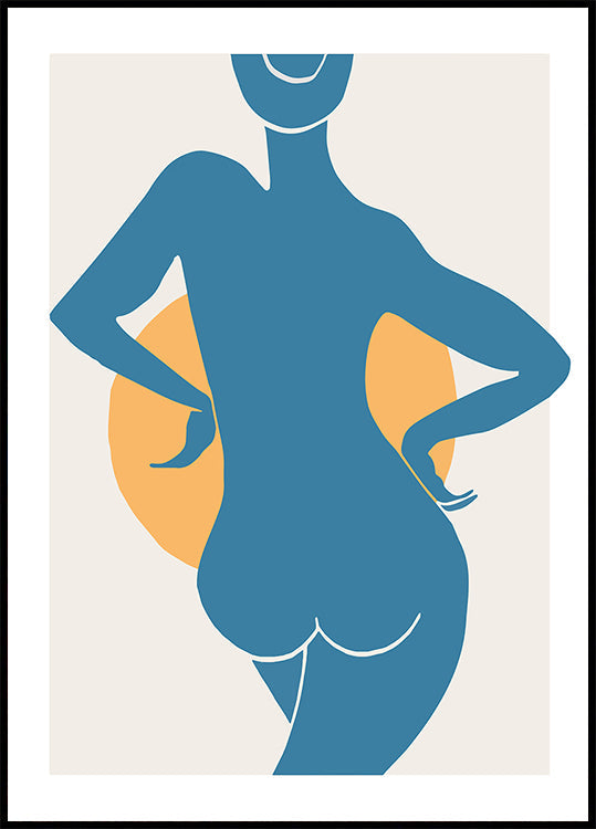 Póster Mulher Azul