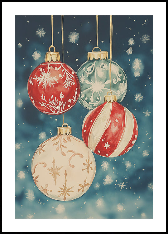 Póster Enfeites de Natal No.3