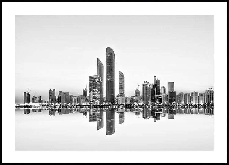Póster Reflexão Urbana de Abu Dhabi