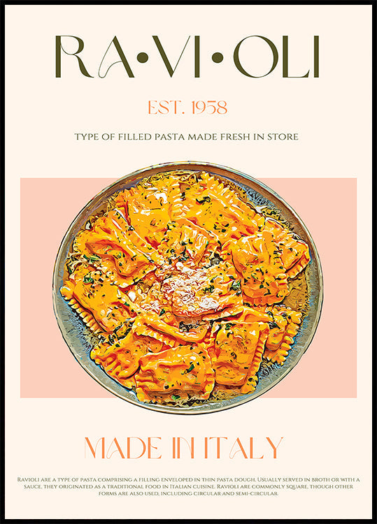 Pôster Delícia de Ravioli