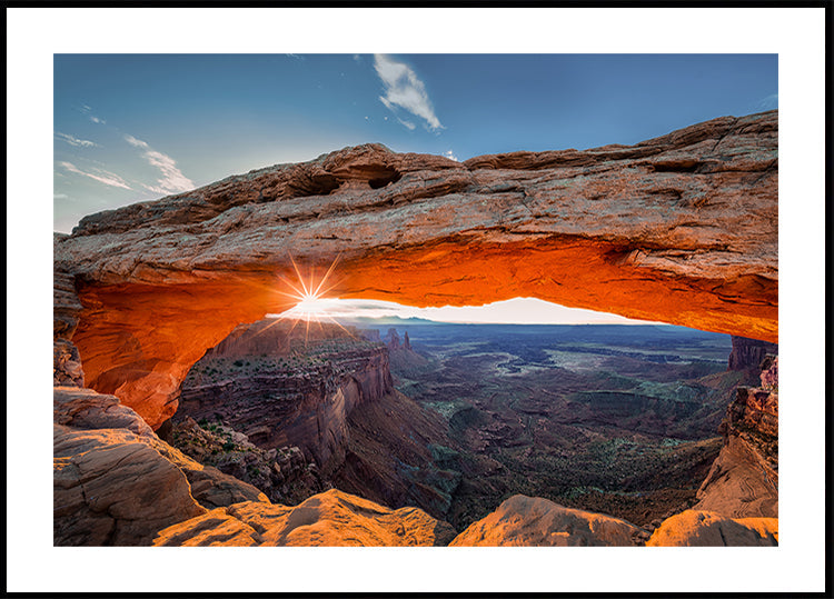 Nascer do sol no Mesa Arch