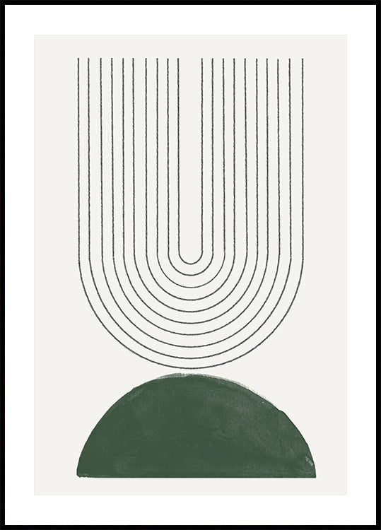 Verde de meados do século moderno No.5