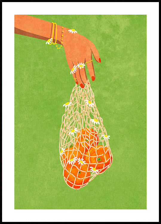 Póster Laranjas Frescas