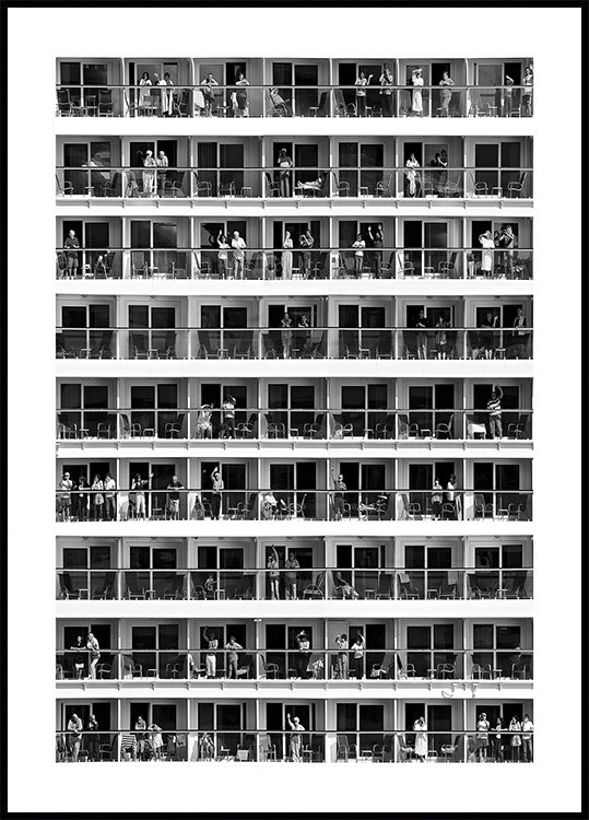 Cartaz de turismo em massa