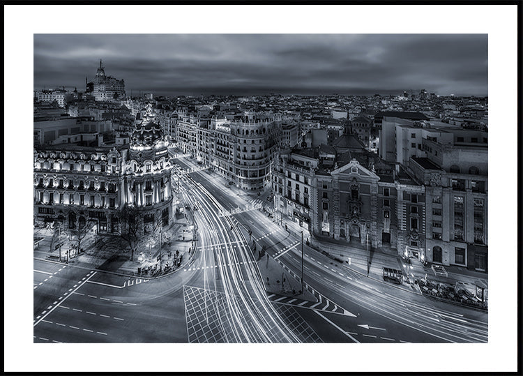 Luzes da cidade de Madri