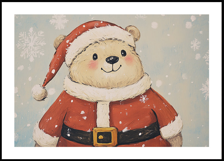 Póster Urso de Natal