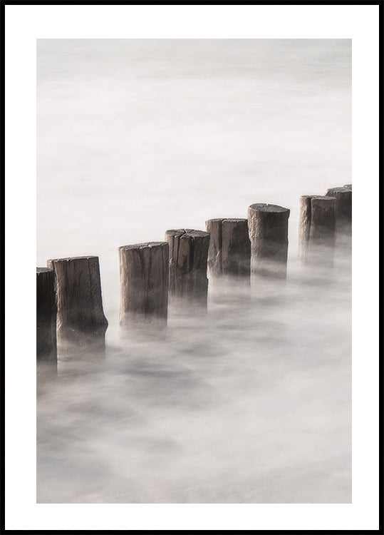 Piles In A Thick Fog Plakat - Posterbox.dk