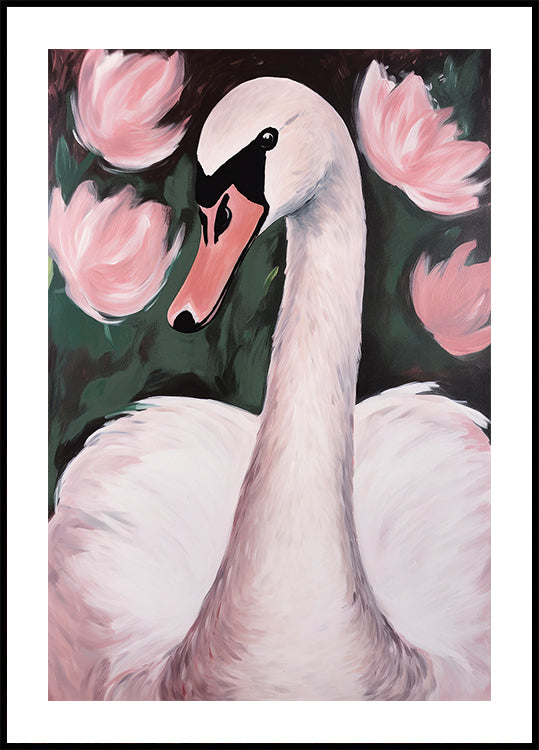 Cisne na lagoa