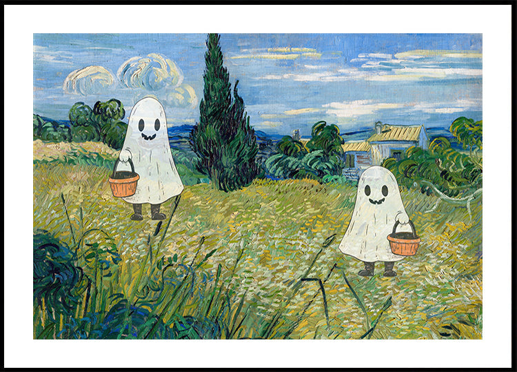 Pôster de paisagem de Halloween