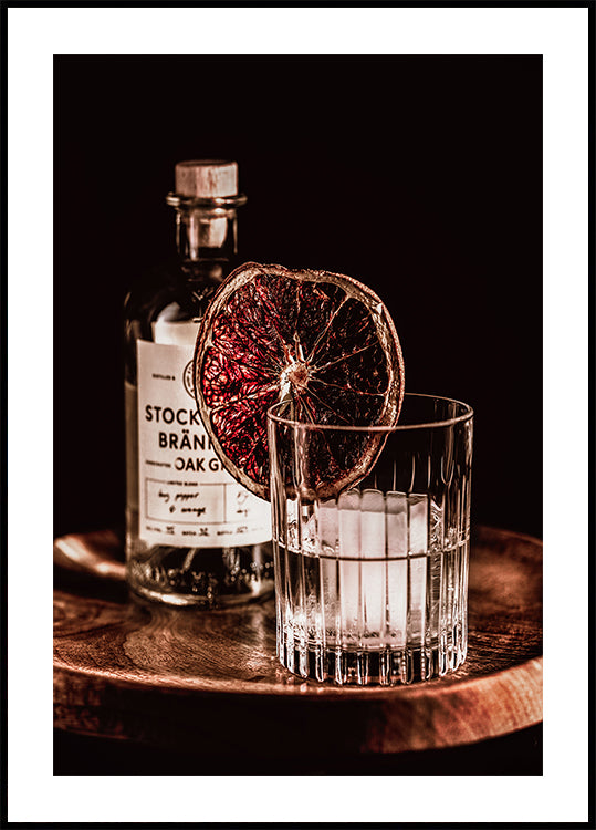 O pôster do gim bebendo