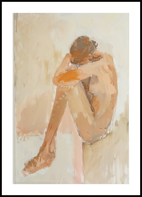 Pôster Mulher no banheiro