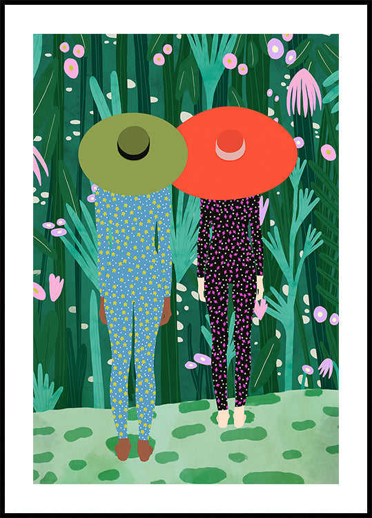 Pôster de pijamas da selva