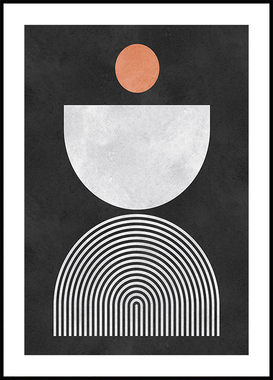 Póster Linhas e círculos 10