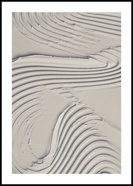 Pôster Textura de Lama 14 Bege
